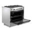 Verona Prima 36" 5 Burner Single Dual Fuel Range Stainless