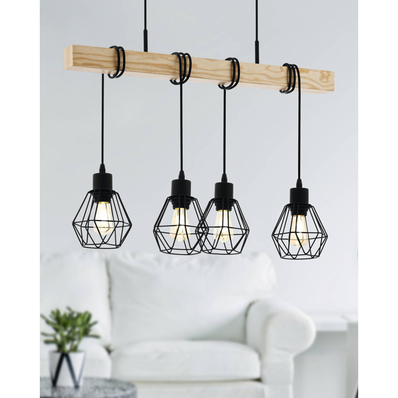 Jolyn 4 - Light Black Kitchen Island Pendant
