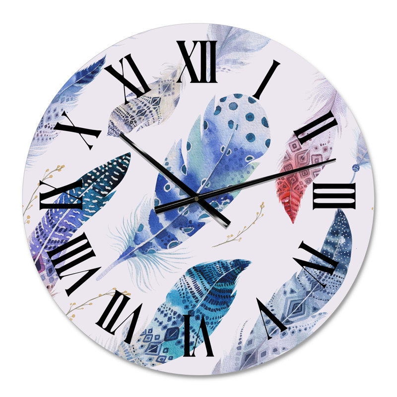 Horloge murale bohémienne et éclectique, Petit