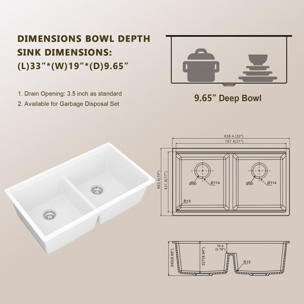 Dimensions du produit