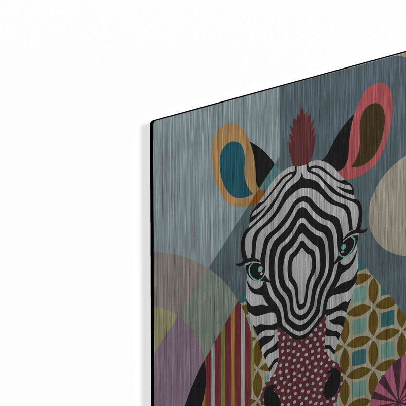 «Spectrum Zebra» par Lanre Adefioyue, H 16 po x l 12 po