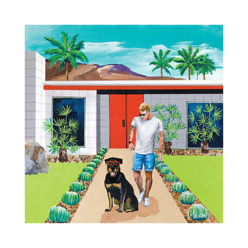 James 1 Piece Wrapped Canvas Painting, 66.04 cm H x 66.04 cm W x 3.175 cm D