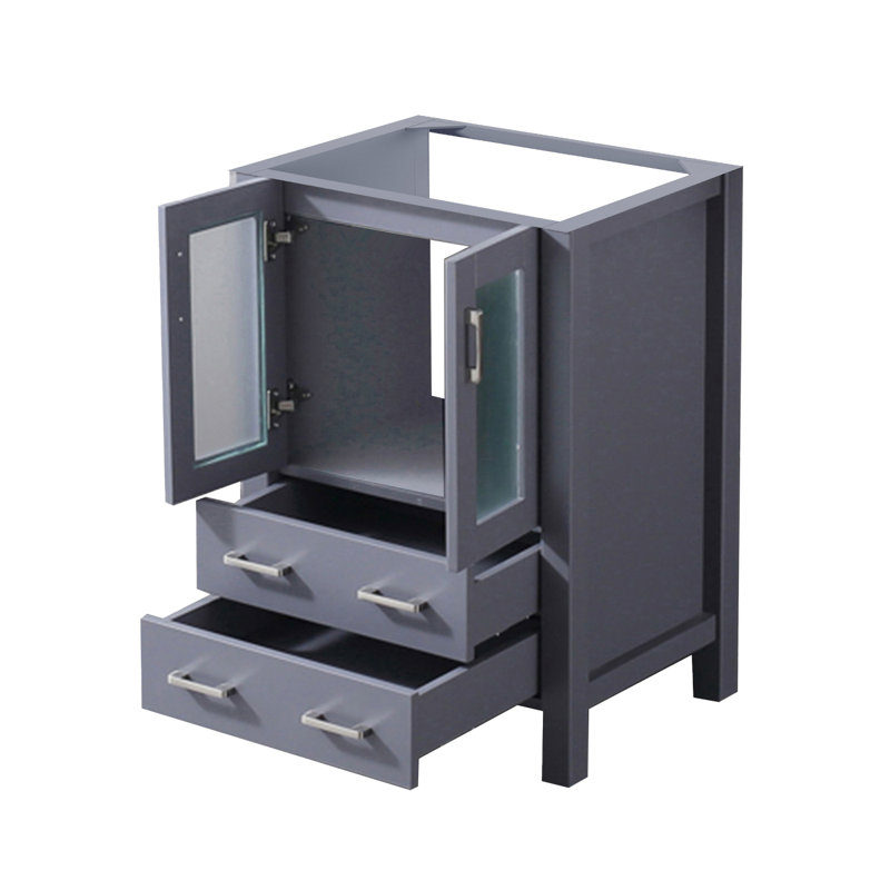 Meuble-lavabo gris foncé 24 po X P 18,25 po D