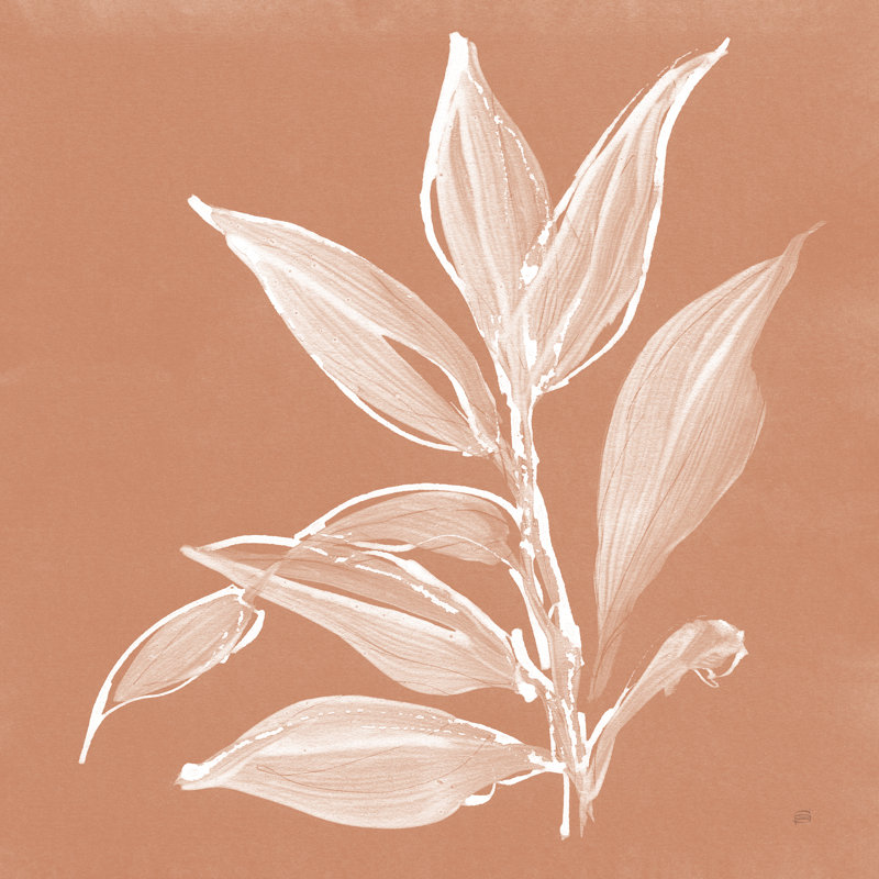 Leaf Study I Pheasant, H 30 po x l 30 po, Cadre photo noyer, Oui