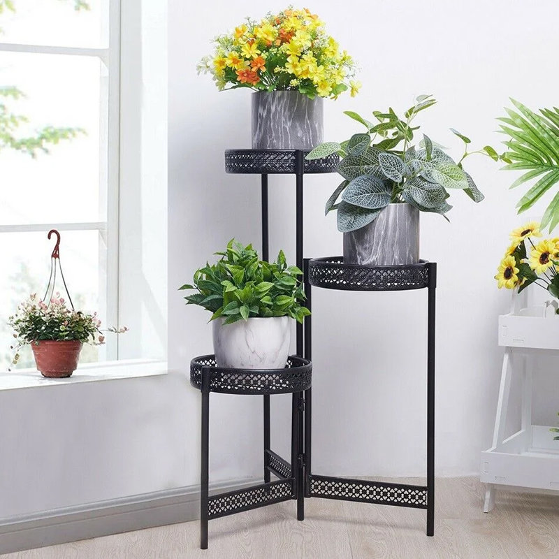 Plant Stand, 70cm H x 51cm W x 51cm D, White