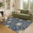 Machine Washable Indoor/Outdoor Chantille ACN2620 Bohemian Rug-627176284-627176272