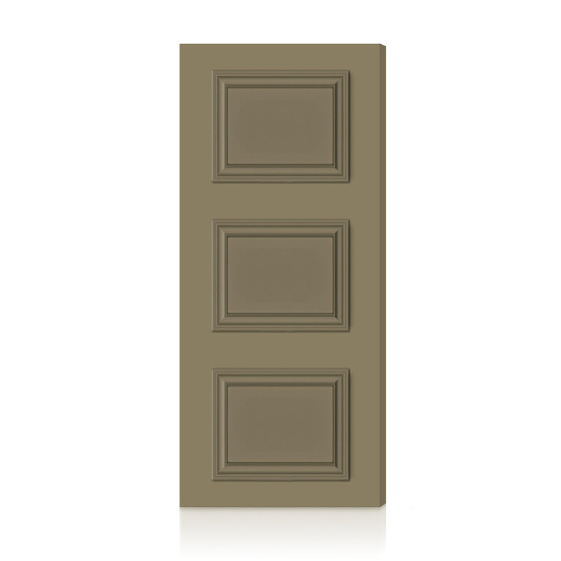 Dalle de porte intérieure 3 panneaux Palazzo, 96 x 30, Vert olive