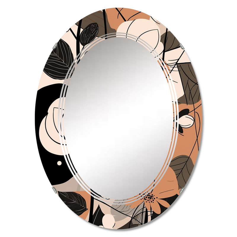 Ardenne - Miroir mural moderne ovale, 36 po x 24 po