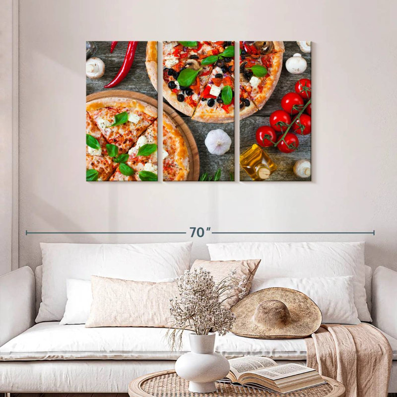 Yarlin pizza maison, H 28 po x l 45 po