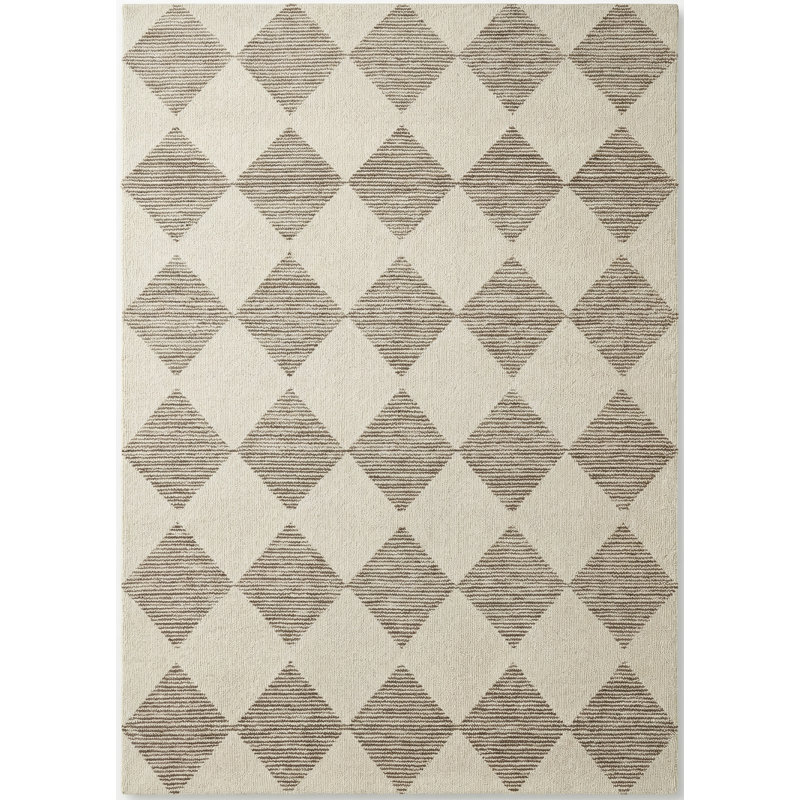 Tapis d'intérieur / beige à motif géométrique beige / brun à motif géométrique de 5 pi x 8 pi (5 pi 3 po x 7 pi 7 po) Branch Branch