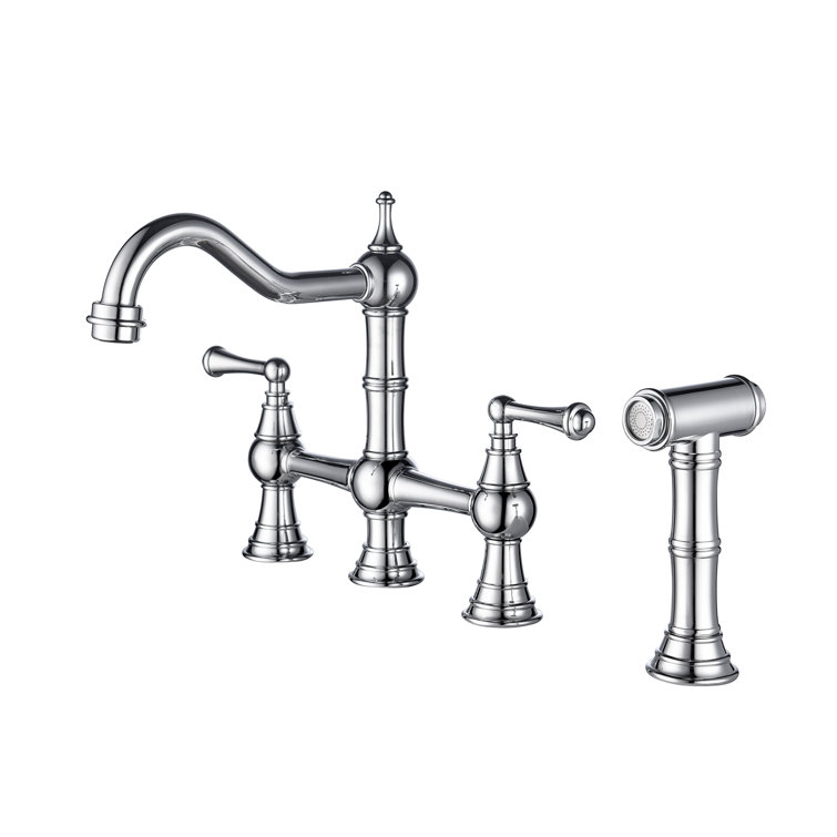 HHK HOME Kitchen Faucet with Side Spray