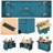 55.7'' Multifunctional Kitchen Island with Dual Drop Leaf, Power Outlet, and Ample Storage for Dining, Cooking, or Work-18256219