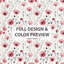 Ensemble d'édredon floral 6 pièces - Ensemble d'édredon Country Farmhouse Rose Meadow-131229156