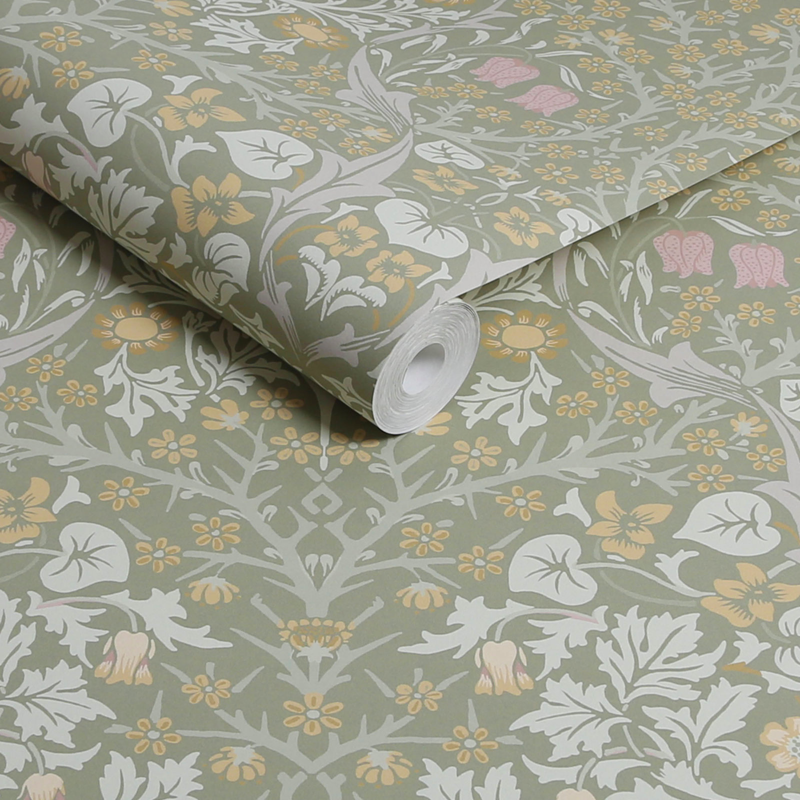 Floral Wallpaper, Sage
