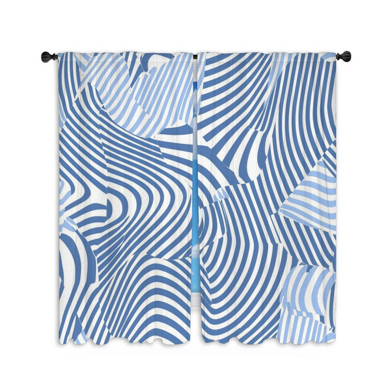 Devone Room Darkening Curtain Pair, 56" W x 80" L