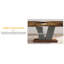 Table basse carrée, table d'appoint rustique moderne, table d'appoint industrielle