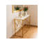 Axelle 120cm Glass Top Console Table