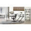 Chaise de travail pivotante à hauteur réglable en acier Juyne -102359398-31664055