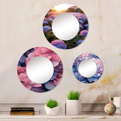 Hulices Metal Round Mirror