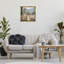 «Blooming Cottage Path», art mural encadré sur toile flottante par RileyB-808089181-808089178