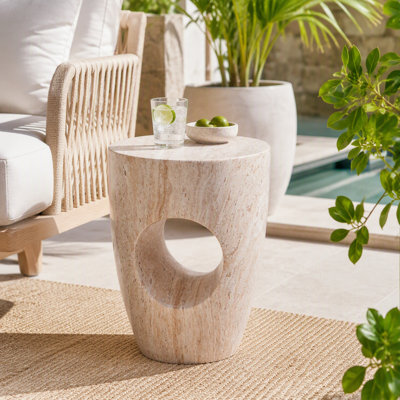 Table d'appoint Modern Modern MgO avec découpe