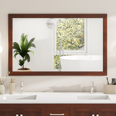 Azaira Rectangle Framed Bathroom Wall Mirror