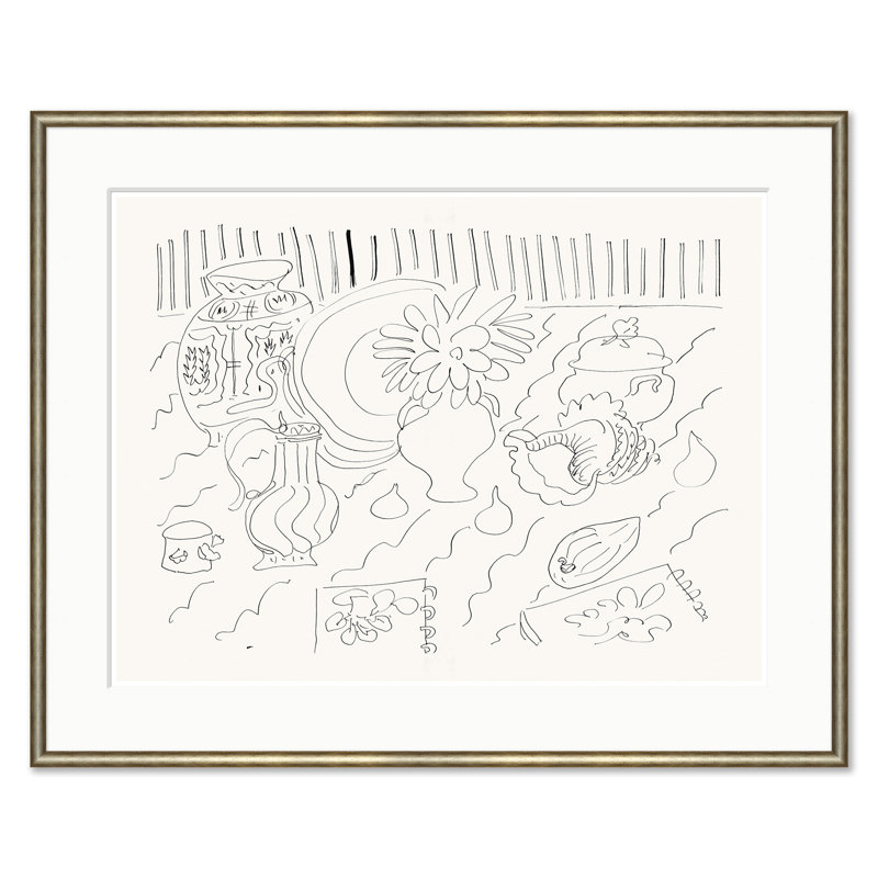 Flower Vases on Table Still Lifes Print Soicher Marin