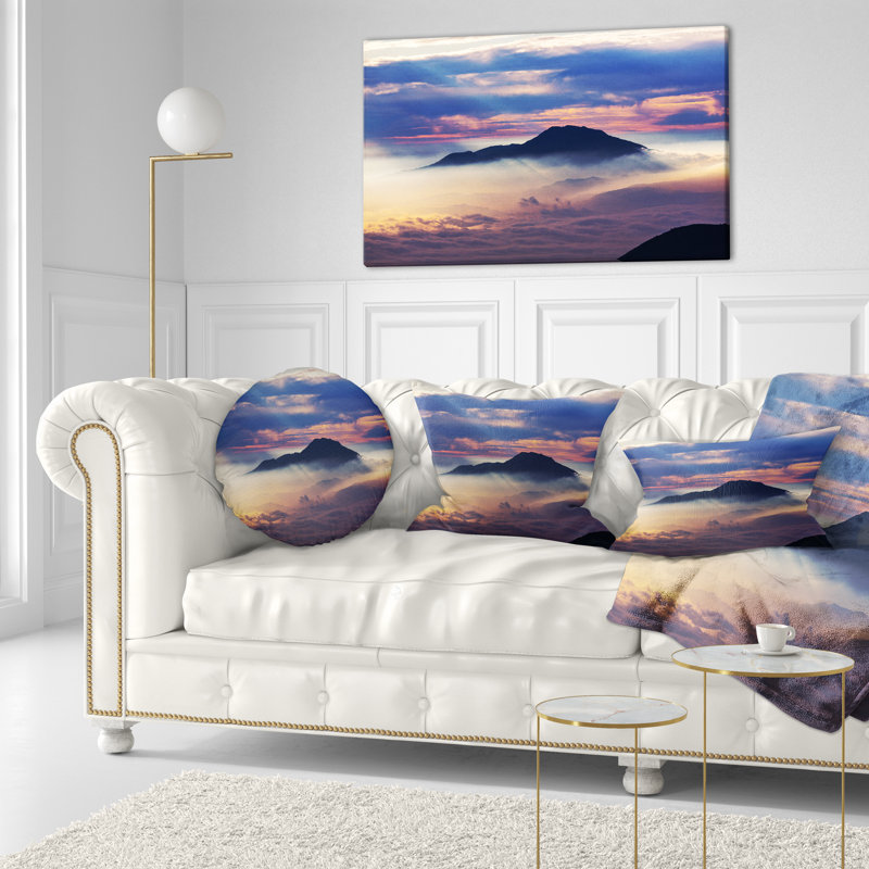 Coussin Amazing Java Mountain, Rectangulaire, 12 po x 20 po