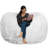 Bean Bag Chair Lounger - Large 6 Ft Faux Fur Classic Shredded Memory Foam Filled Furniture Bean Bag Chair Lounger with Removable and Machine Washable Cover - Bean Bag Sofa Lounger with Soft Micro Fiber Cover  - Six Foot Bean Bag Lounger Multiple Colors-67262661