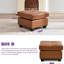 3-Piece Faux Leather Living Room Set-1618253875