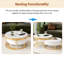 Table basse moderne avec tiroirs Modern White