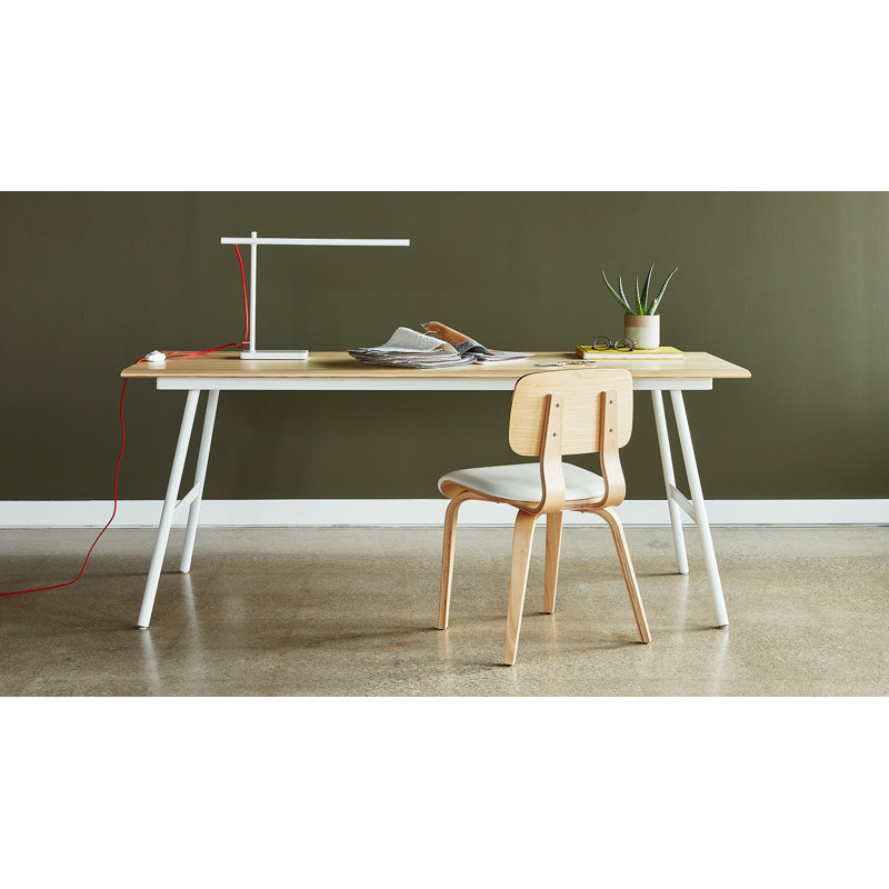 Lewis LED Desk Table Lamp, White