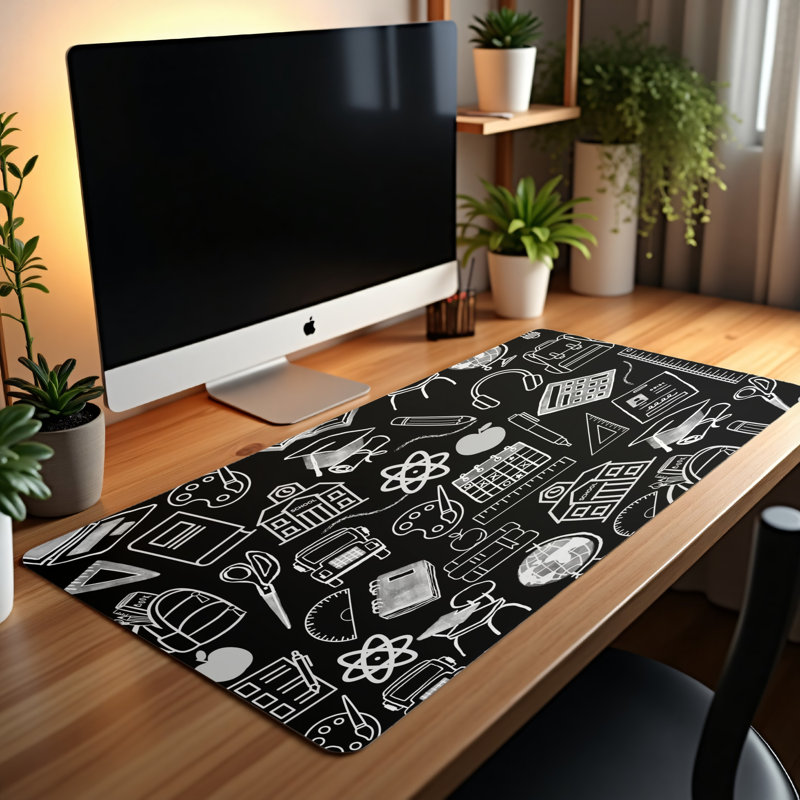 Polyester Desk Pad, 23.6x13.8