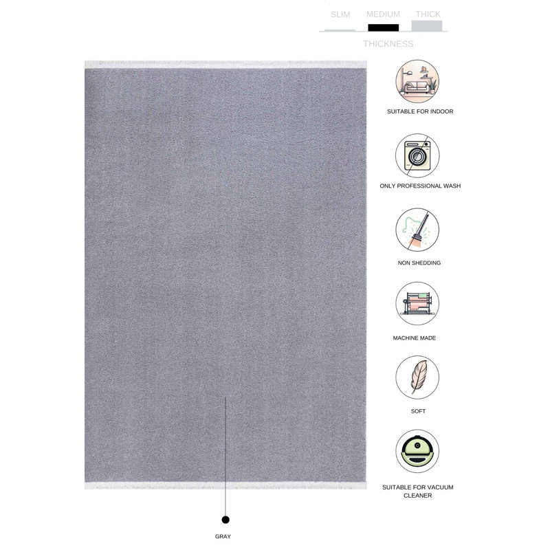 Tapis Konni, Tapis de couloir 2 pi 8 po x 9 pi 11 po