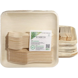 Disposable Party Supplies Kit for 50 Guests