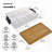 Farberware Snacklebox with 11 Compartments, Bamboo Cutting Board Locking Lid and Black Handles, 11x16 Inches