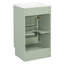 Meuble-lavabo classique 18 po avec lavabo en céramique