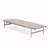 Outdoor Patio Chaise Lounge Chair, Aluminum Mesh Seat, 1Pc