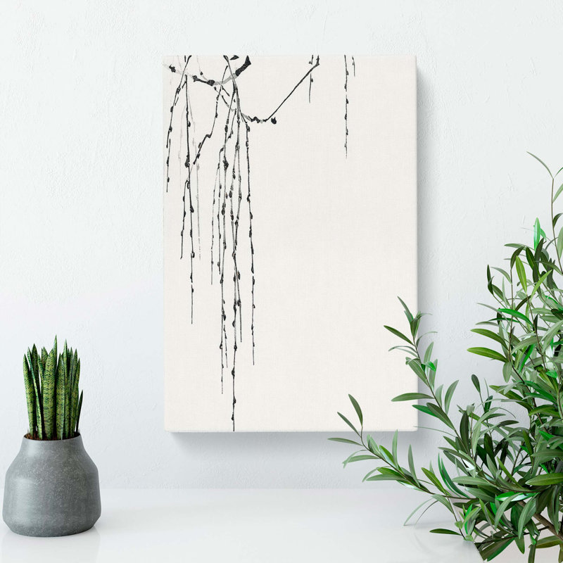 Drooping Tree Branches by Watanabe Seitei - Wrapped Canvas Painting, 91cm H x 60cm W x 3cm D