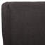 Chaise d'appoint rembourrée en coton Carolee