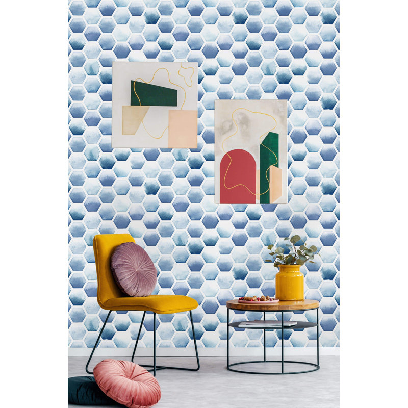 Rouleau de papier peint adhésif Higdon, L 10,42 po x l 25 po