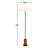 55'' Powder Coated Traditional Floor Lamp