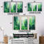 Emerald Elevations Skyscraper City I - Ensemble d'art sur toile gratte-ciel-107745832-107745830