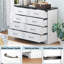 Commode haute vintage avec 8 tiroirs-1823987409