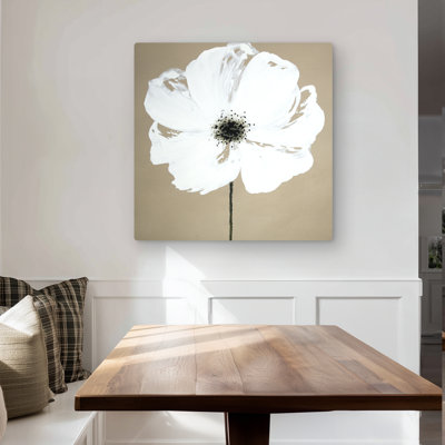 Abstract Color Splash Flower - Hygge Metal Print for Home Decor