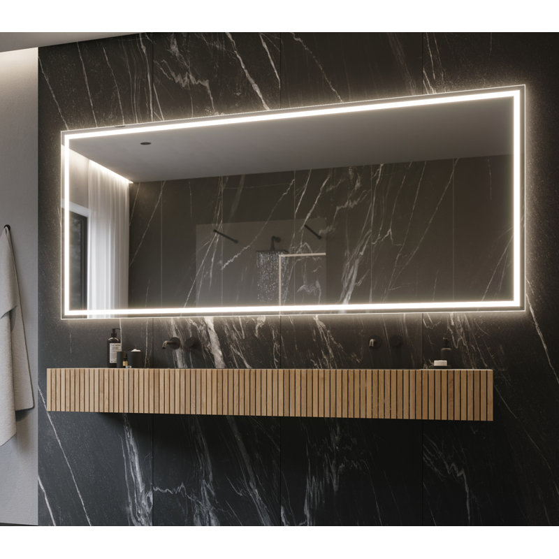 Miroir de salle de bain/meuble-lavabo Harmony, H 45 po x l 100 po