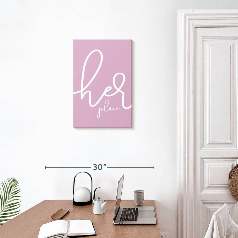 Kema Her Place - rose, H 24 po x l 16 po