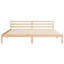 Bed Frame with Headboard Solid Pine Wood-707680399-707680385