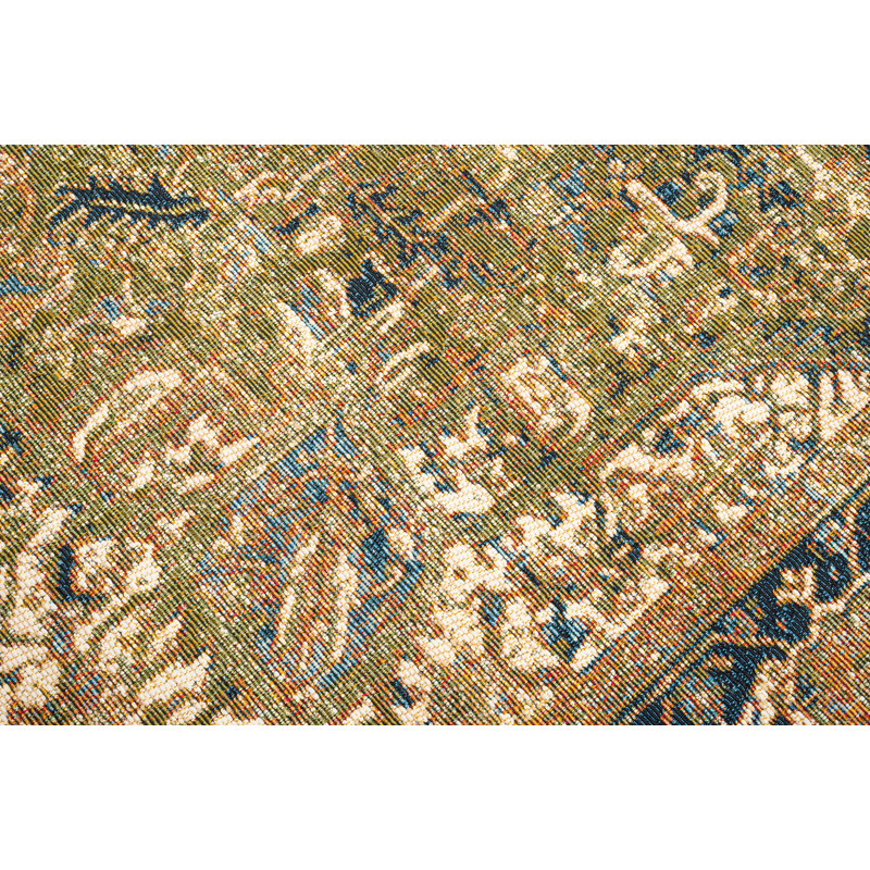Funky Flatweave Green Rug, Rectangle  80 x 165cm