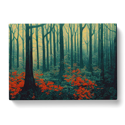 Lovable Forest - Wrapped Canvas Print